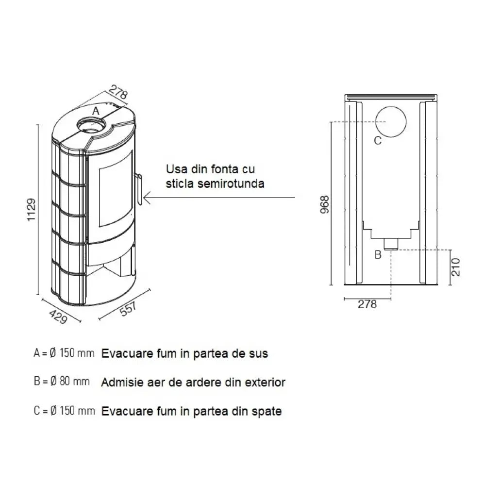 Marica 8-9.5kw Rosu - Etansa