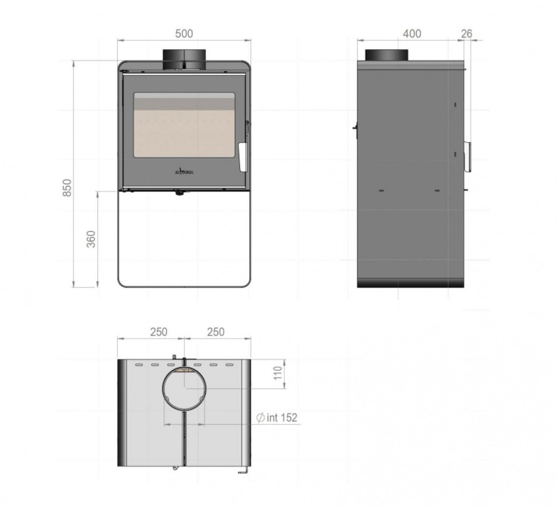 Soba fonta Boree 7,5 kW