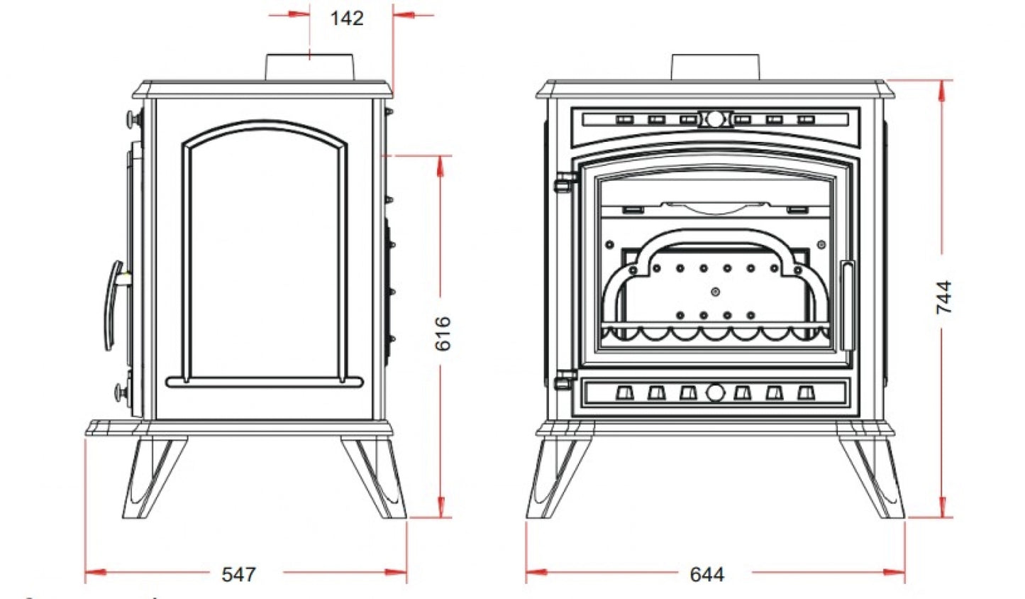 Soba fonta Altea 8 kW
