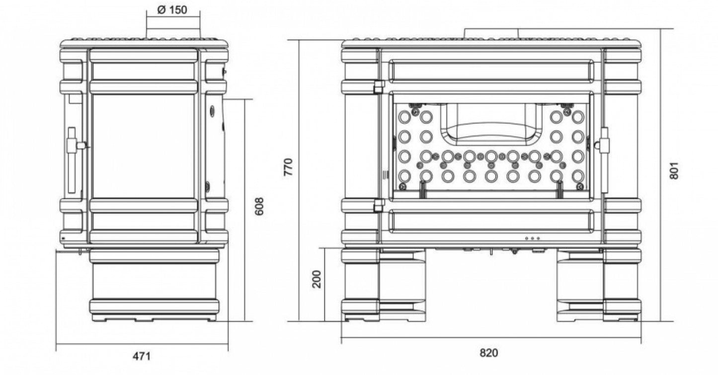 Soba fonta Angor 12kW
