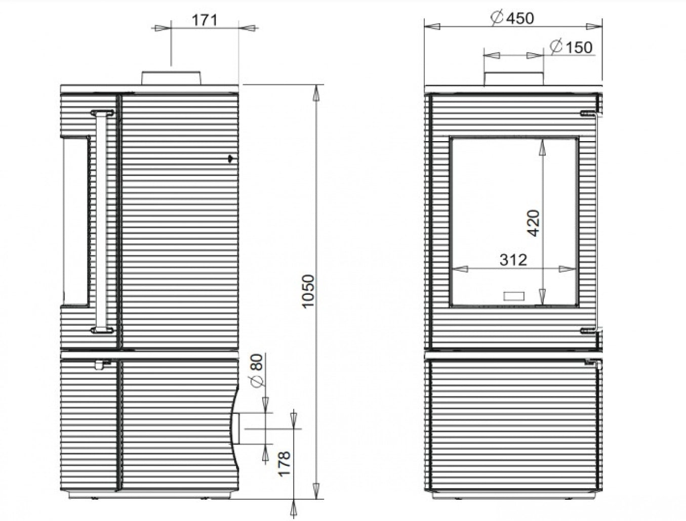 Soba fonta Altara 7kW