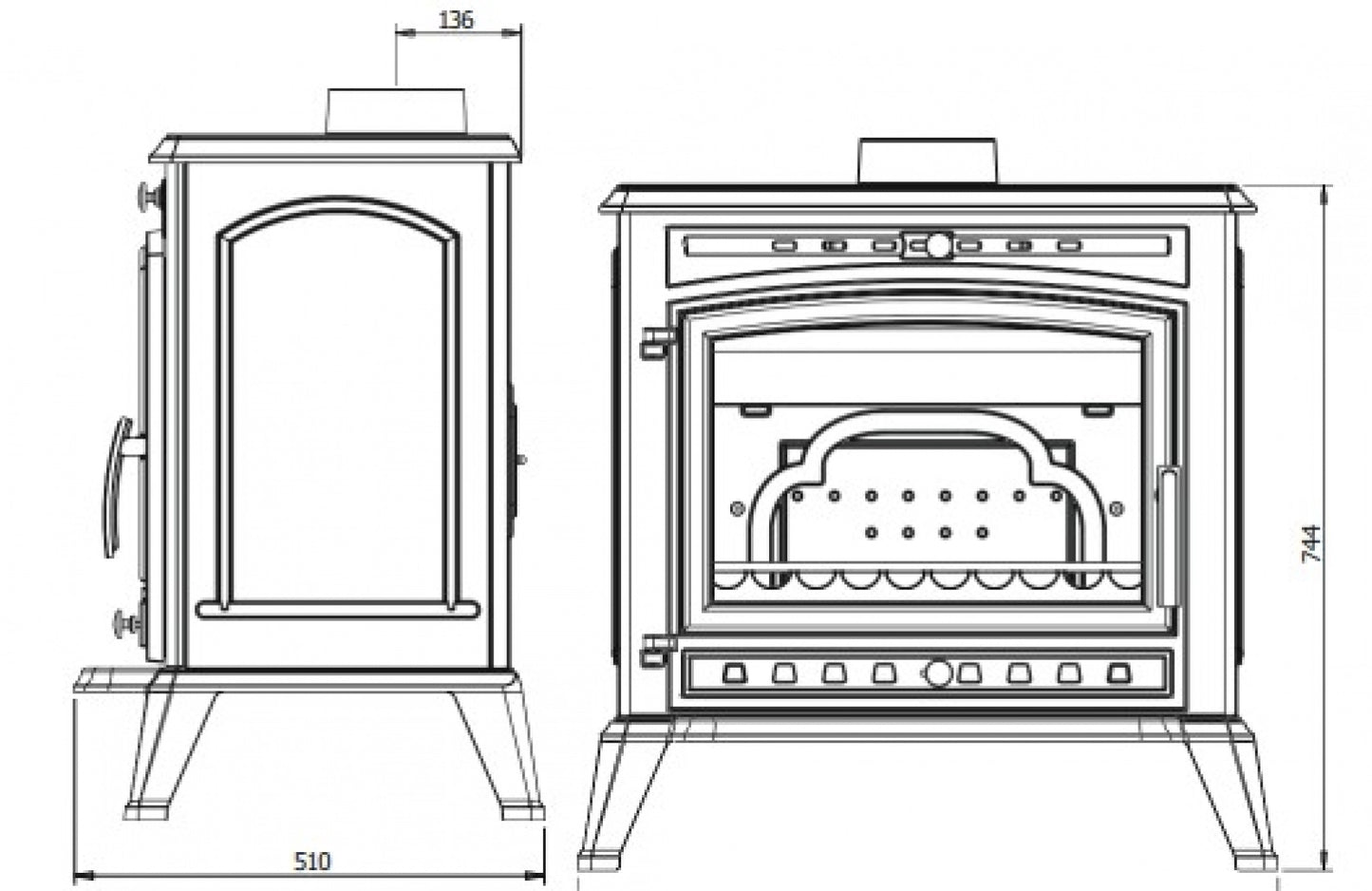 Soba fonta Alma 12kW