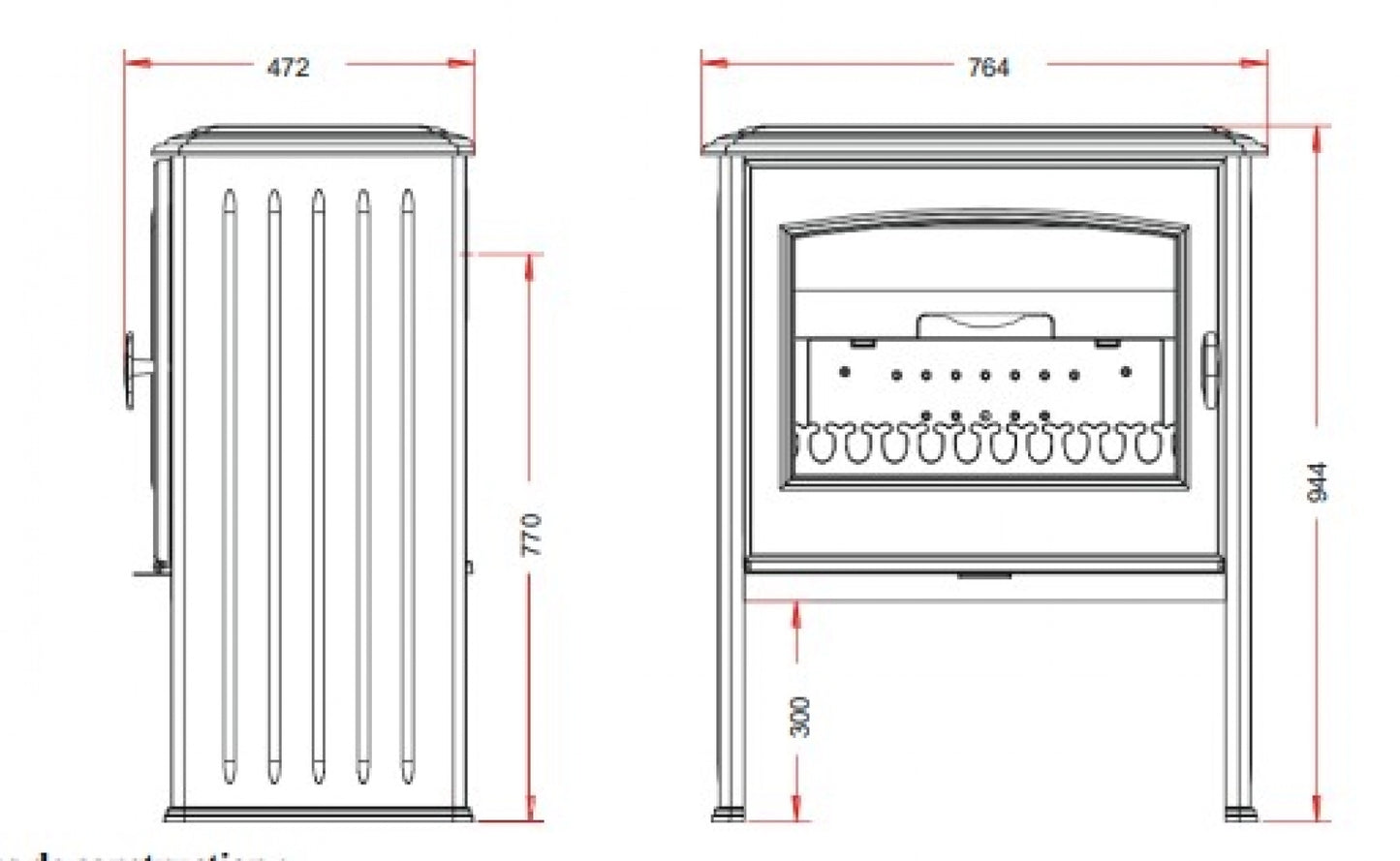 Soba fonta Monza 10kW