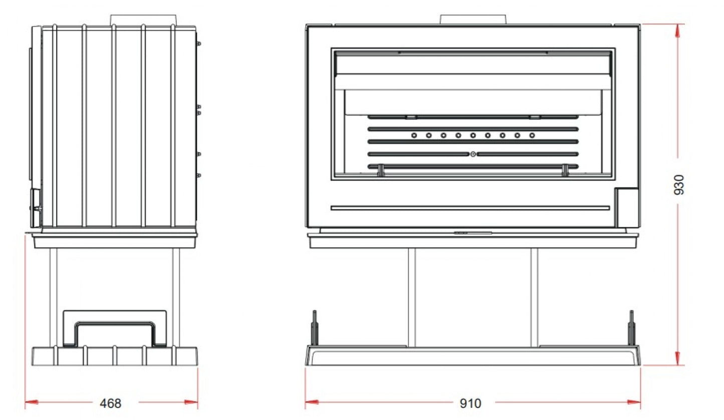 Soba fonta Norman 12kW
