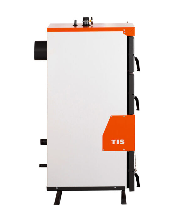 TIS PRO 25 kW: Cazan Performant pe Combustibil Solid pentru Lemn, Turbă, Cărbune și Deșeuri Lemnoase