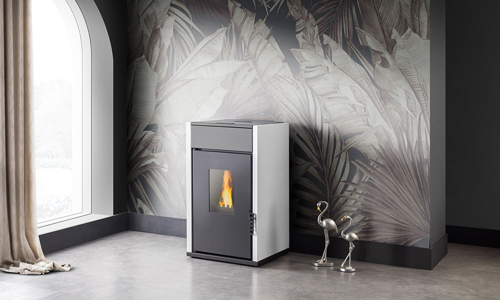 Termosemineu pe peleți și lemn Teba TP-12 Hydro Pellet, 11,4 kW