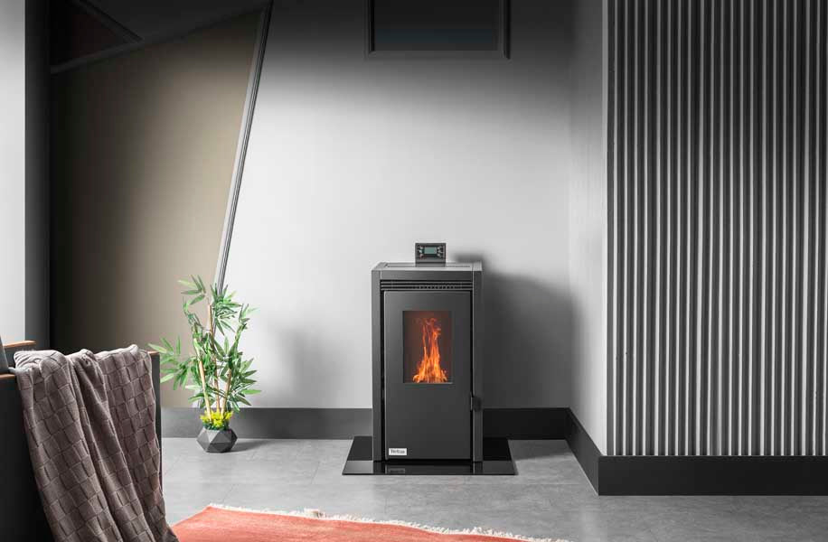 Șemineu pe peleți TEBA TP-06 Air Pellet, 9 kW