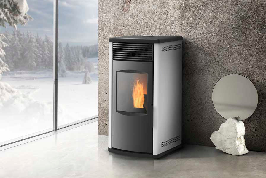 Șemineu pe peleți TEBA TP-10 Air Pellet, 15,2 kW