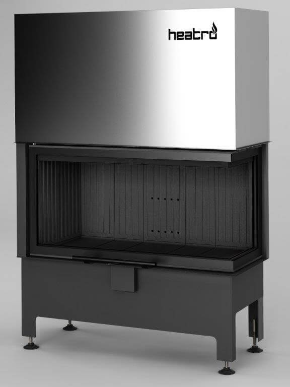 Focar semineu Heatro 81PH Negru