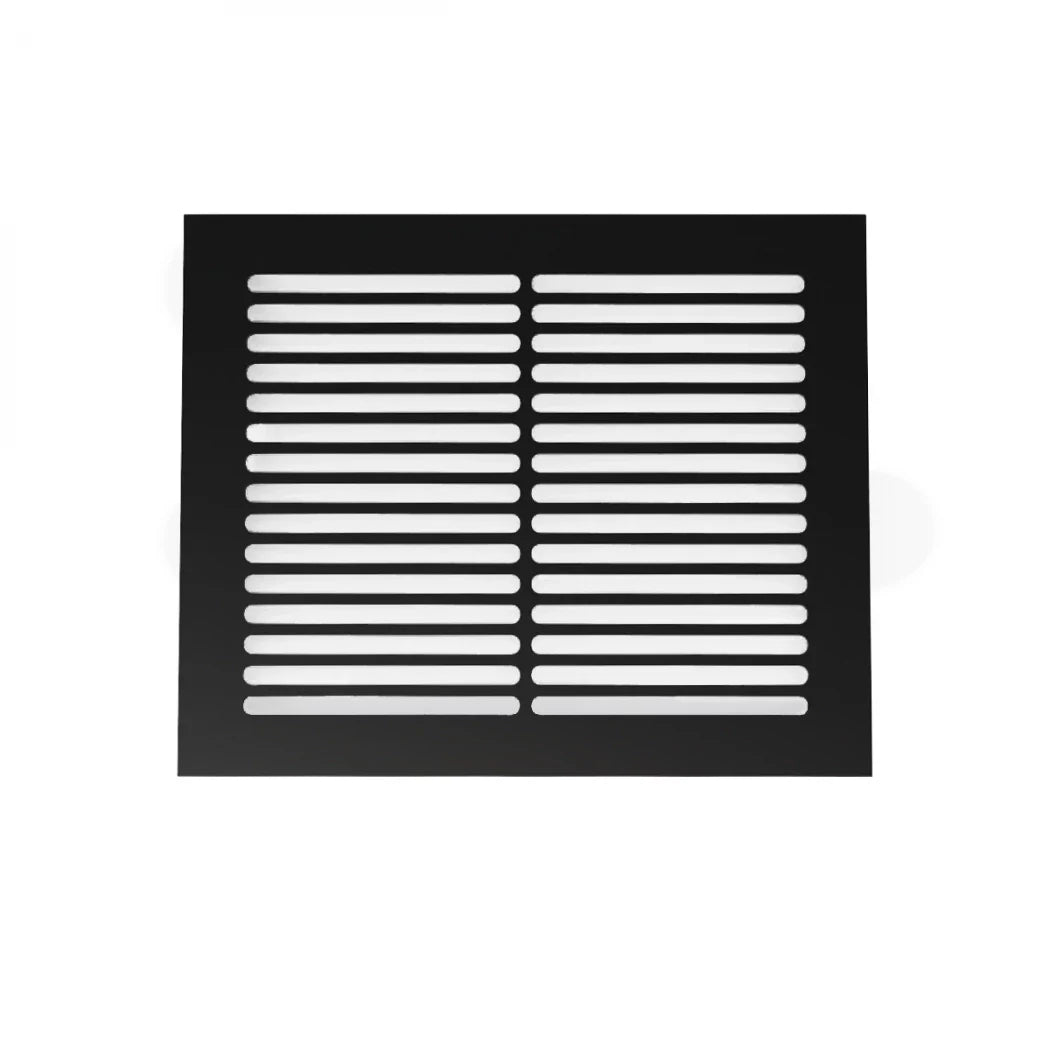 Grilaj de Ventilație Negru - 25x20.5 cm - 210 cm² - Soluție Ideală pentru Convecția Aerului