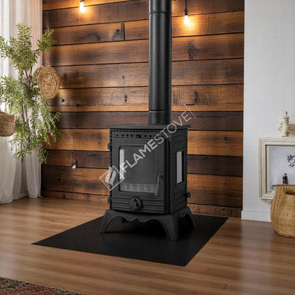 FS-052 Minor Lux Sobă LEMN  CU 3 STICLE