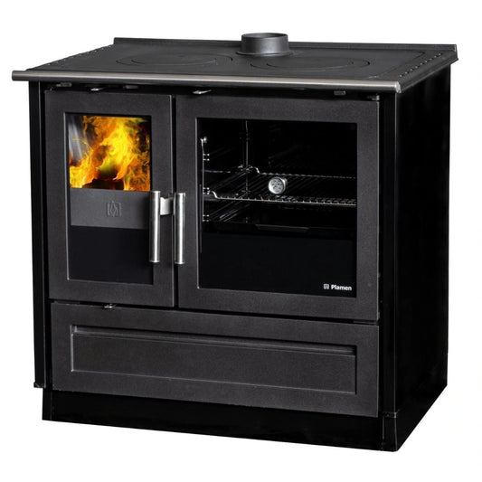 Soba de gătit PLAMEN 910 Negru – 9 kW
