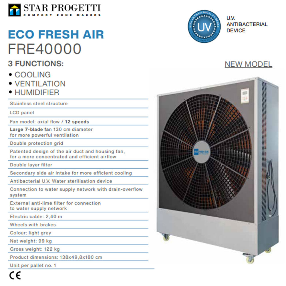 Racitor + Ventilator + Umidificator ECO FRE AIR FRE40000