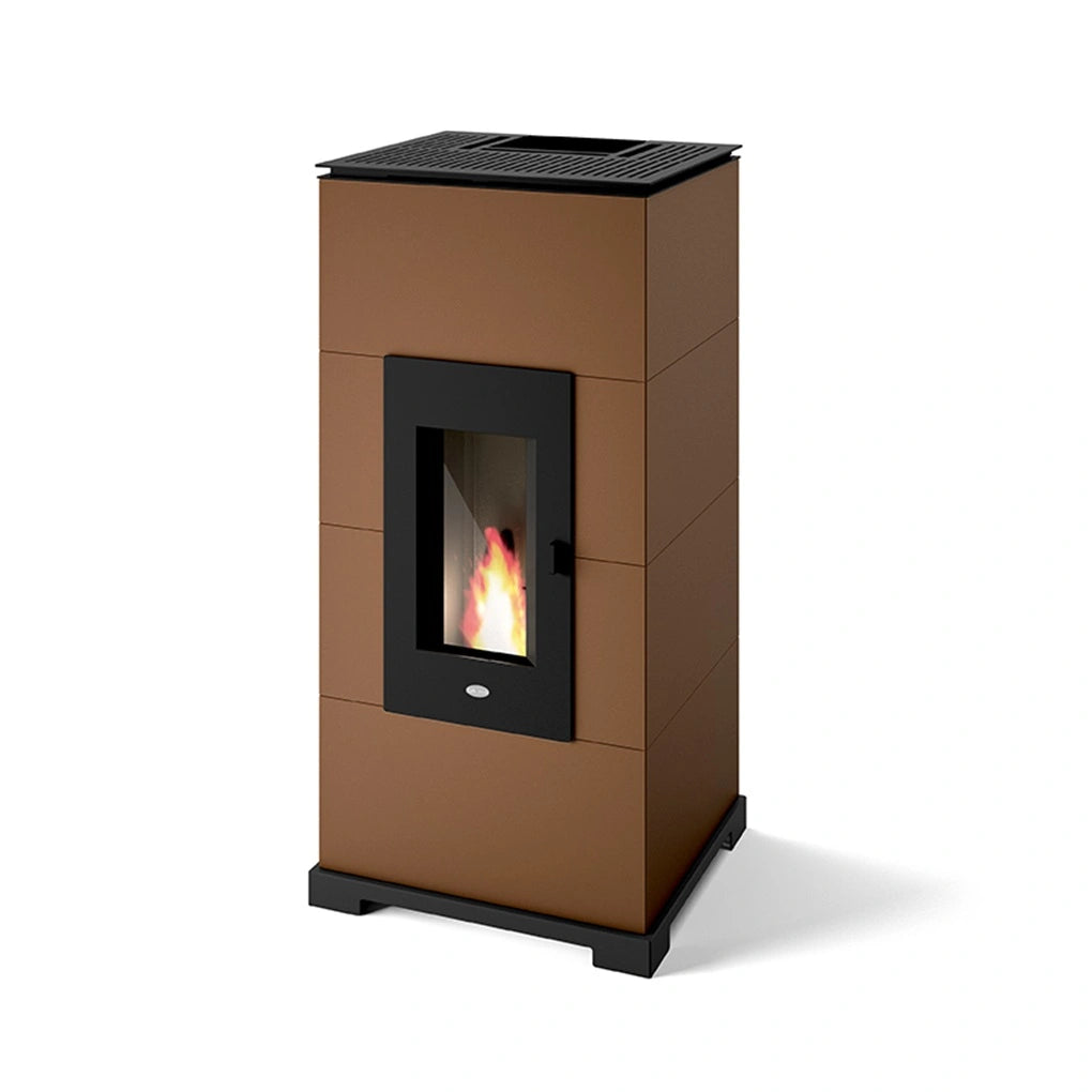 SOBA PELETI CU ACUMULARE 4.5-11 KW - MAURA MARO - CONVECTIE NATURALA