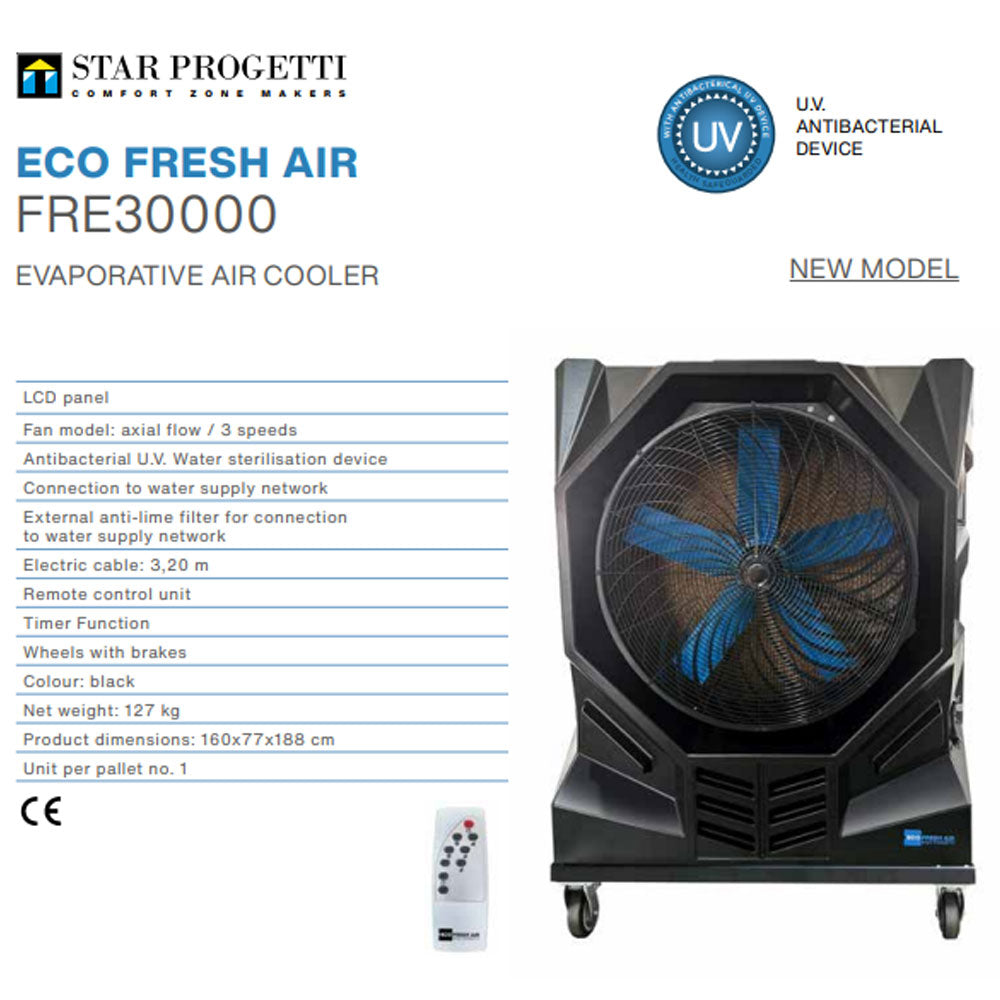Racitor industrial prin evaporare Eco Fresh Air FRE30000