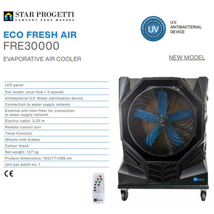 Racitor industrial prin evaporare Eco Fresh Air FRE30000