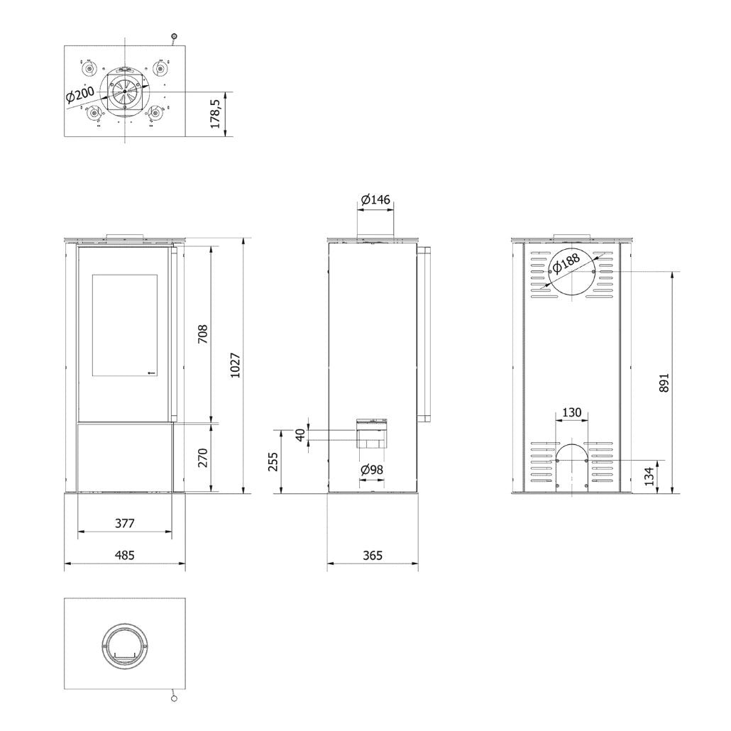 Soba otel HATI 5.5 kW