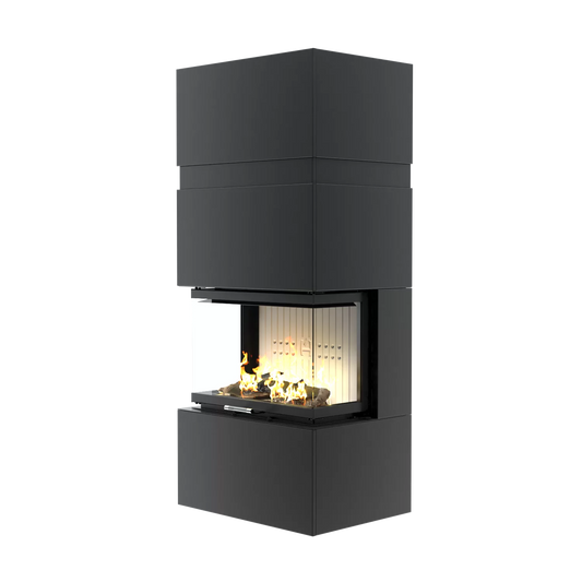 Focar Semineu 12 kW Hitze TRINITY TRI BOX 80x35x53.G