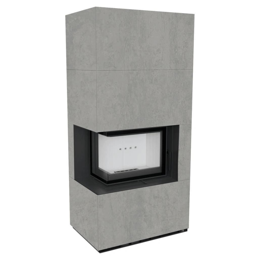 Flotek BOX 8 kW CEMENTO GRIGIO Sticla Stanga - cuarz sinterizat