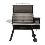 Gratar cu pelete Traeger Timberline 1300, Inox, tehnologie Direct Drive, Control Wi-Fi