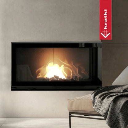 Focar semineu n140 sticla dreapta deschidere verticala samota neagra