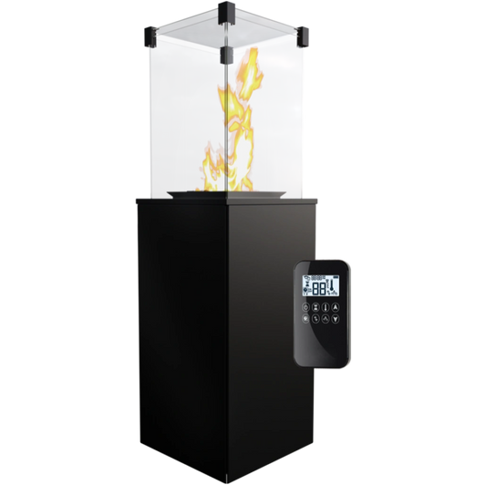 Patio Mini Negru Automat S - Incalzitor pe gaz