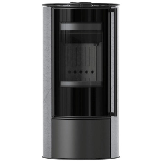 Sobă Erik 5.5kW Grey Satin - samota neagra