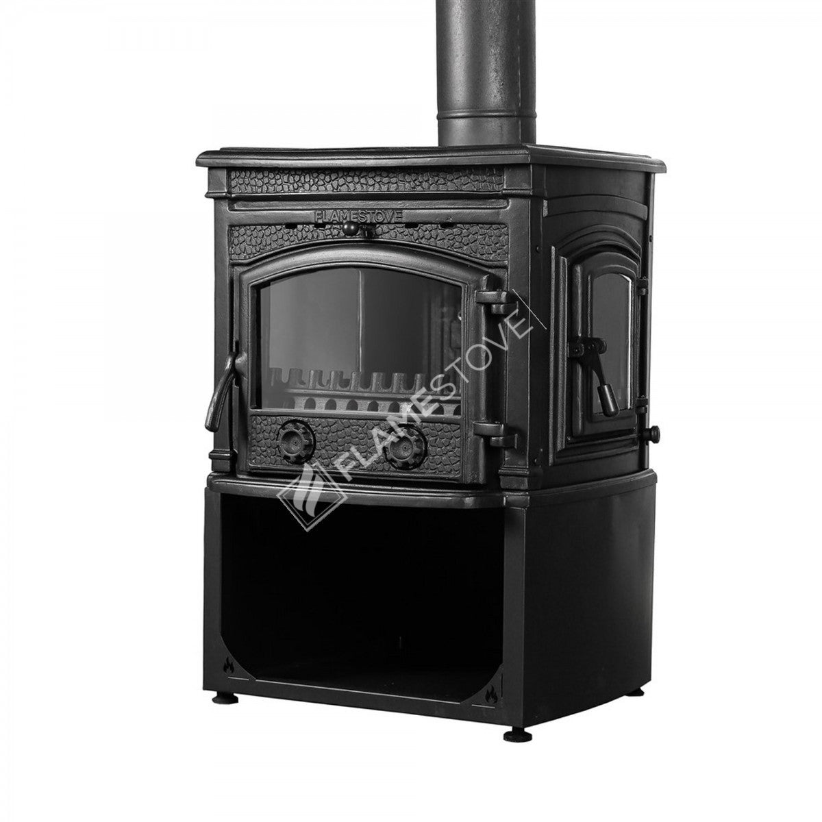 Sirius FS-014ST: Soba Ultra din Fontă cu Depozit de Lemne - Eficiență și Eleganță