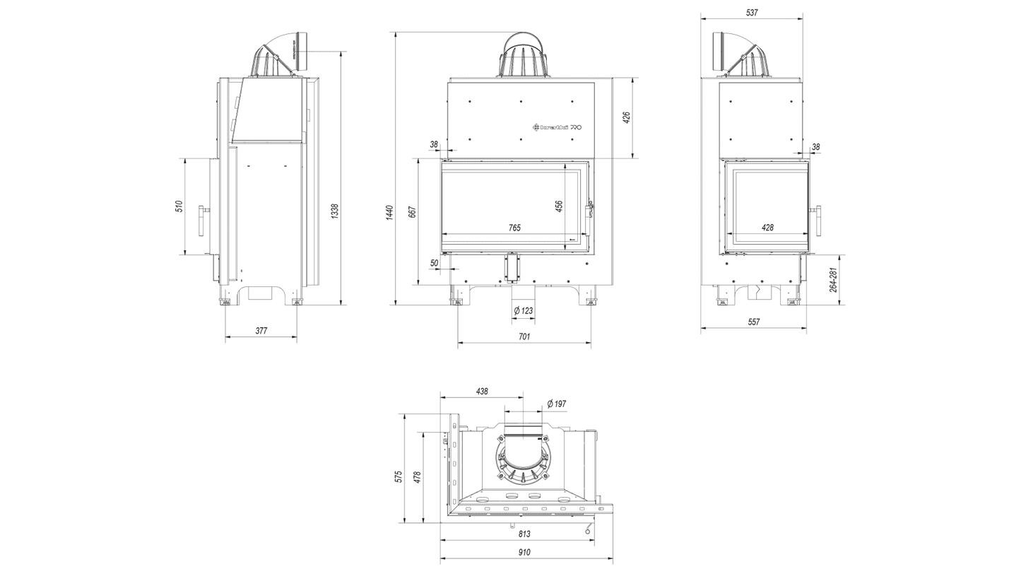 MBO150 sticla stanga - samota neagra