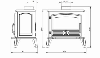 Soba fonta Samara 6-9kW