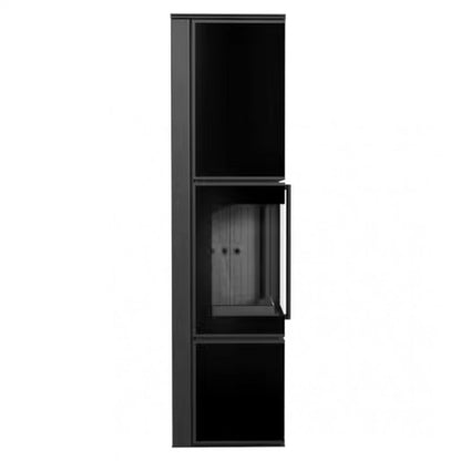 Soba Tora L 8-11kW Panou negru de sticla - Samota neagra