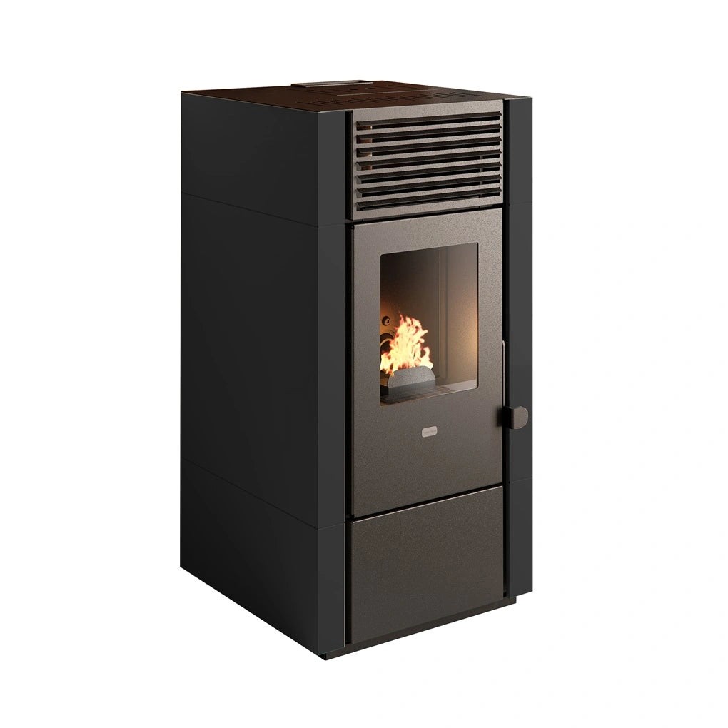 Soba pe peleti Poly - 2.5-9.5 kW Negru
