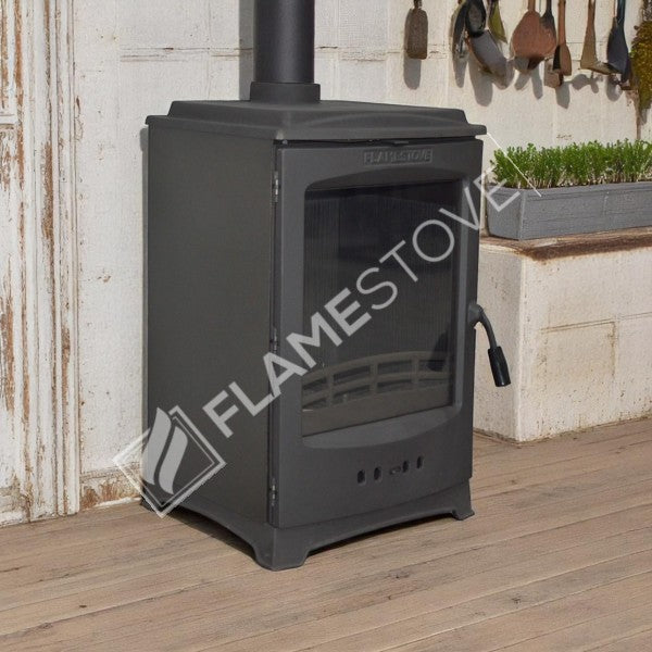 Semineu Clasic FS-201 Lodi, Eficiență Energetică Clasa A, 5 kW, Combustie Dublă, Sticlă Schott Robax