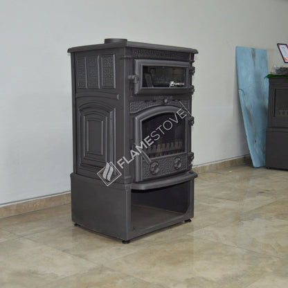 Soba Sirius FS-013YKST Mega Odunluklu - Eficiență Ridicată 15 kW pentru Lemn și Cărbune cu Geam Schott Robax