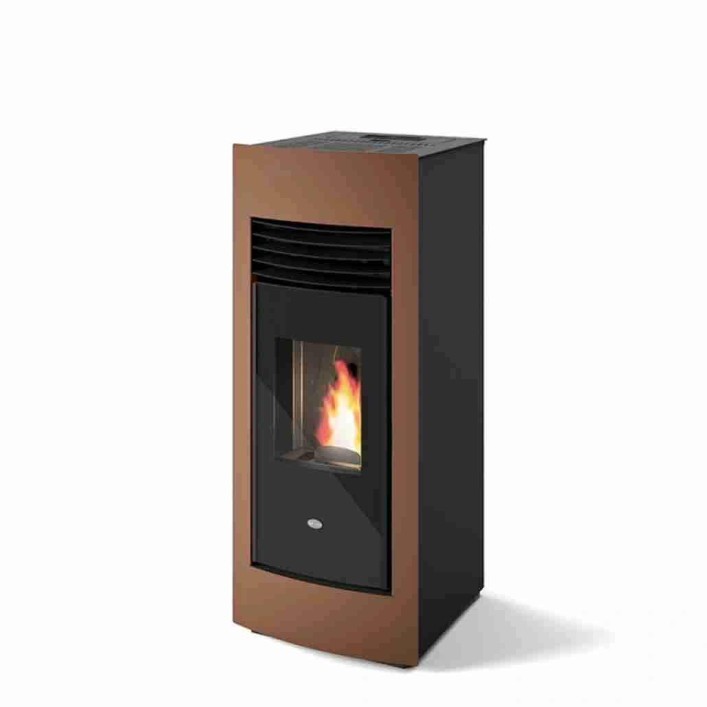 SOBA PELETI 4-15.4 KW 3 VENTILATOARE -  LETIZIA CORTEN
