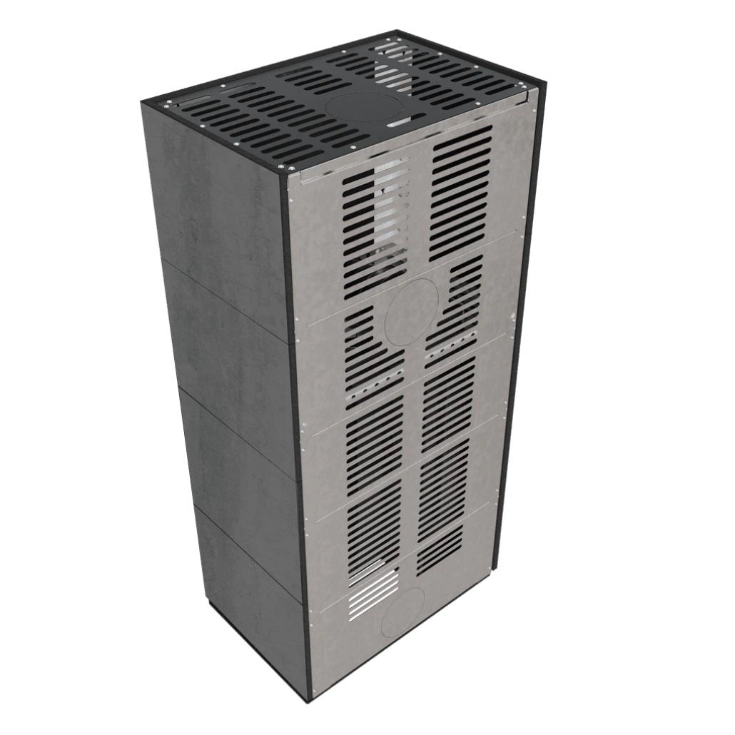 Flotek BOX 8 kW SAVOIA ANTRANCITE Sticla Stanga - Samota Neagra