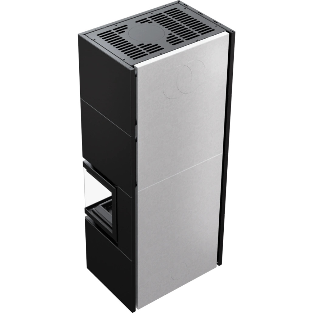 SIMPLE BOX dreapta negru - semineu complet