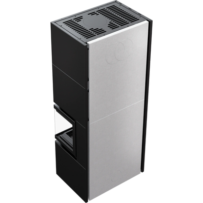 SIMPLE BOX dreapta negru - semineu complet