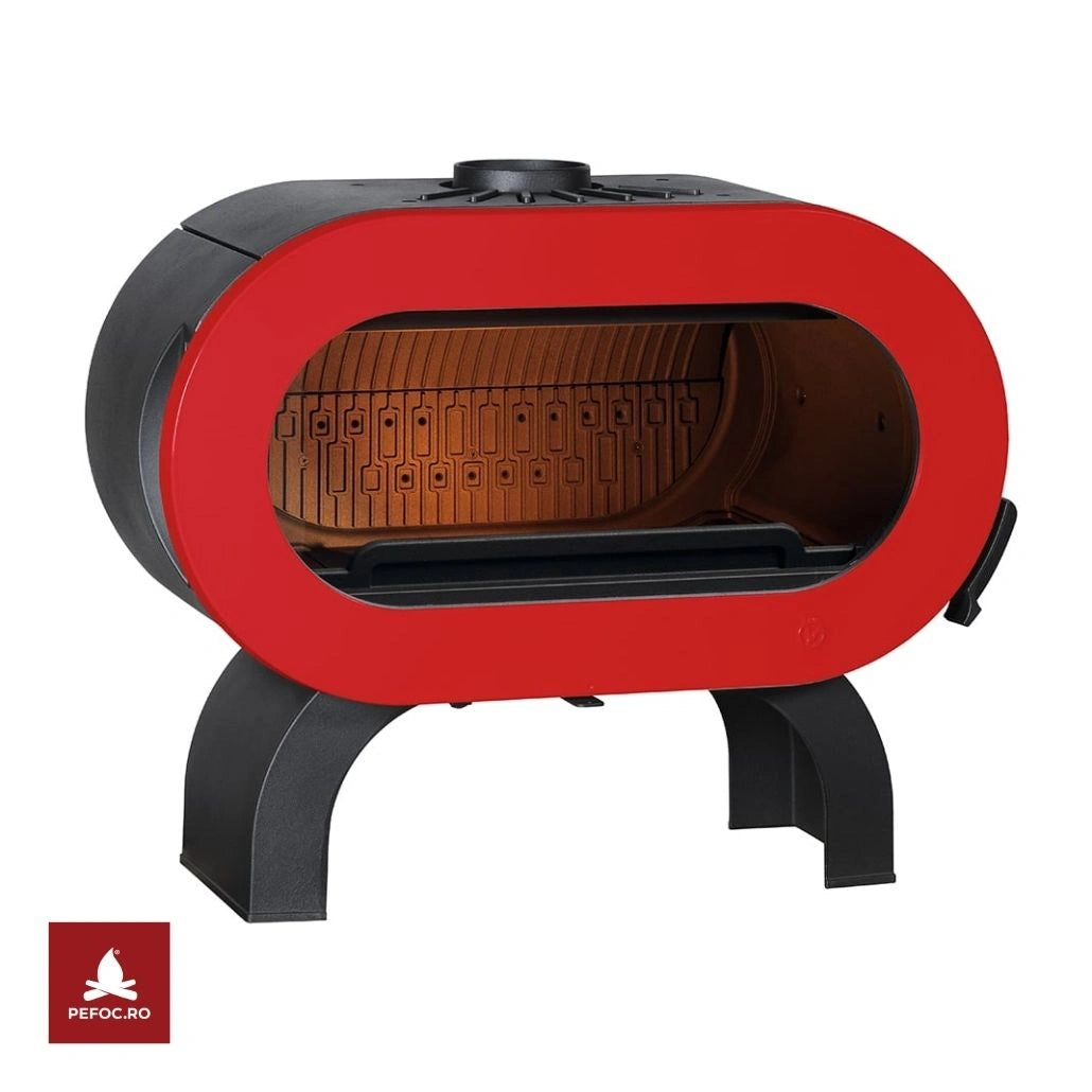 Soba fonta Fifty Arche 175 kg, 10-15kW - Rosu