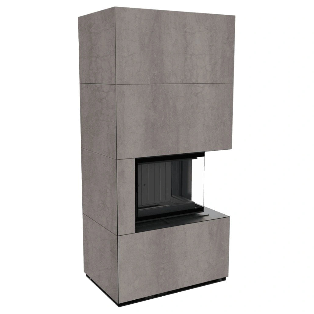 Flotek BOX 8 kW SAVOIA GRIGIA Sticla Dreapta - Samota Neagra