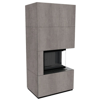 Flotek BOX 8 kW SAVOIA GRIGIA Sticla Dreapta - Samota Neagra