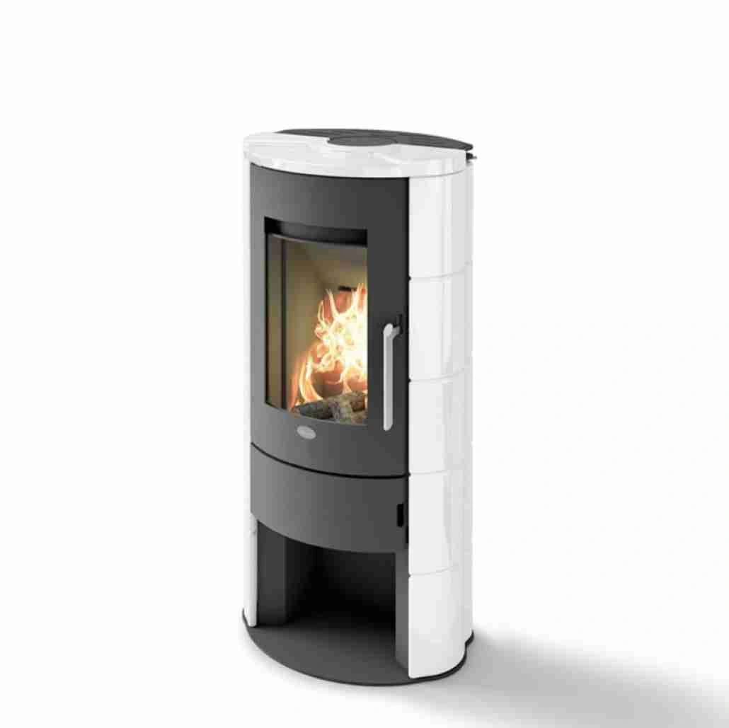 Soba A+ Marica 8-9.5 kw Alb - Cahle teracota