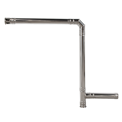 Kit racord din Inox pentru centrale peleti D 80mm
