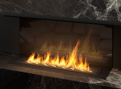 Șemineu cu bioetanol Slimfire Black Burner 1000 Rezervor 4 l