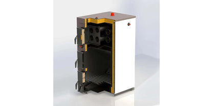 Cazan pe lemne, din tabla de otel, 35 kW, Comfort Wood, KEPO