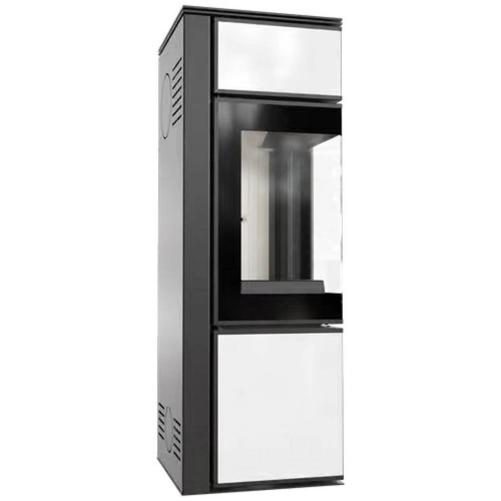 Soba Tora S 8-11kW - Panou alb de sticla
