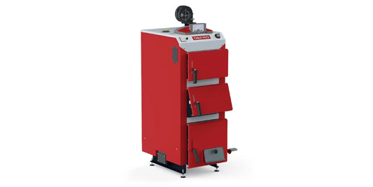 Cazan pe lemne din oțel, 25 kW, KDR Plus, Defro, cu ventilator, grosime 6 mm