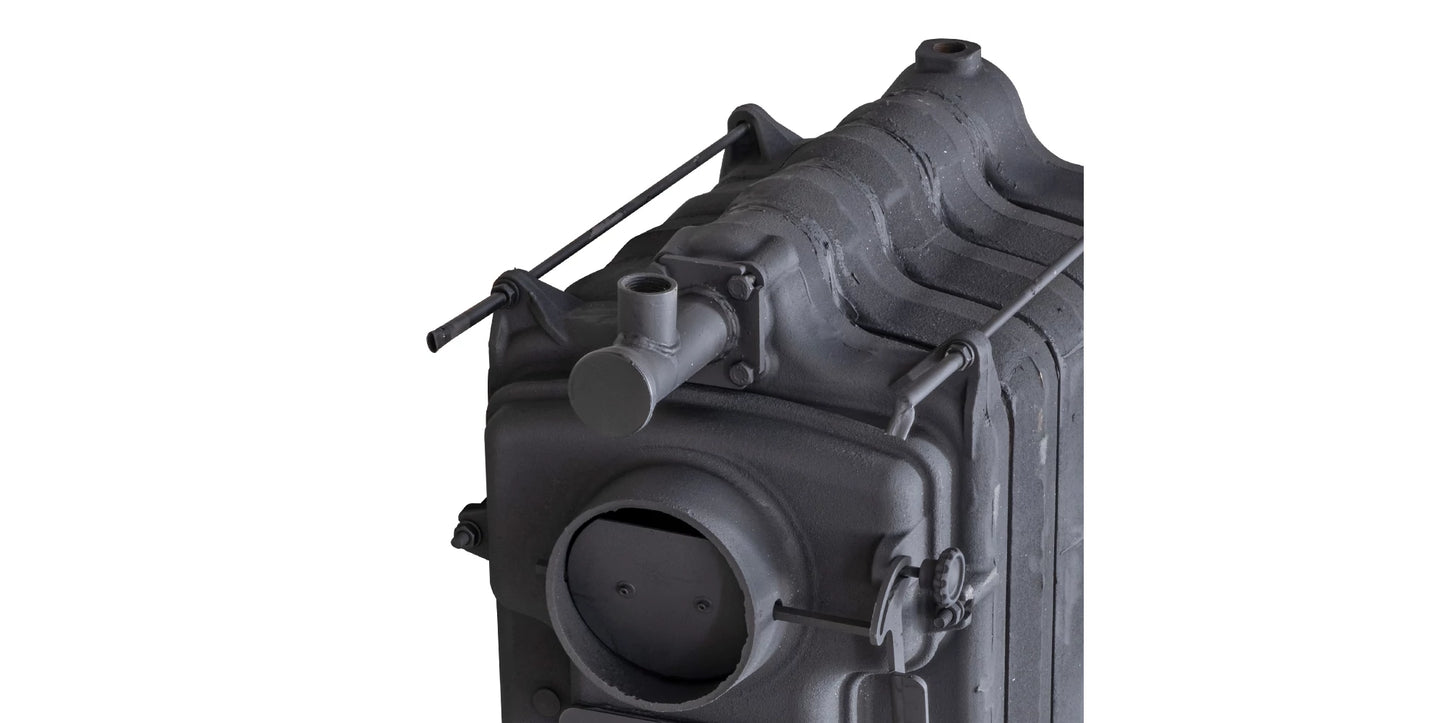 Cazan pe lemne din fontă LX6 33 kW HUNOR – imagine 3