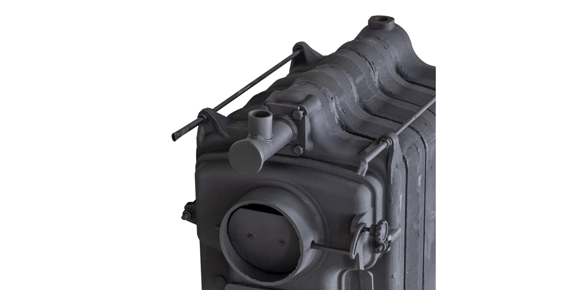 Cazan pe lemne din fontă LX6 33 kW HUNOR – imagine 3