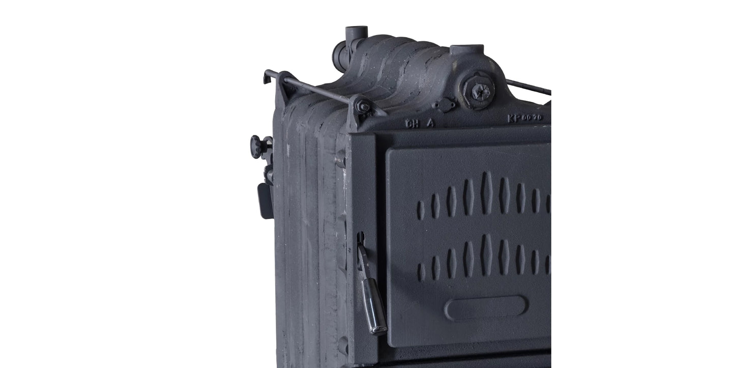 Cazan pe lemne din fontă LX5 28 kW HUNOR – imagine 4